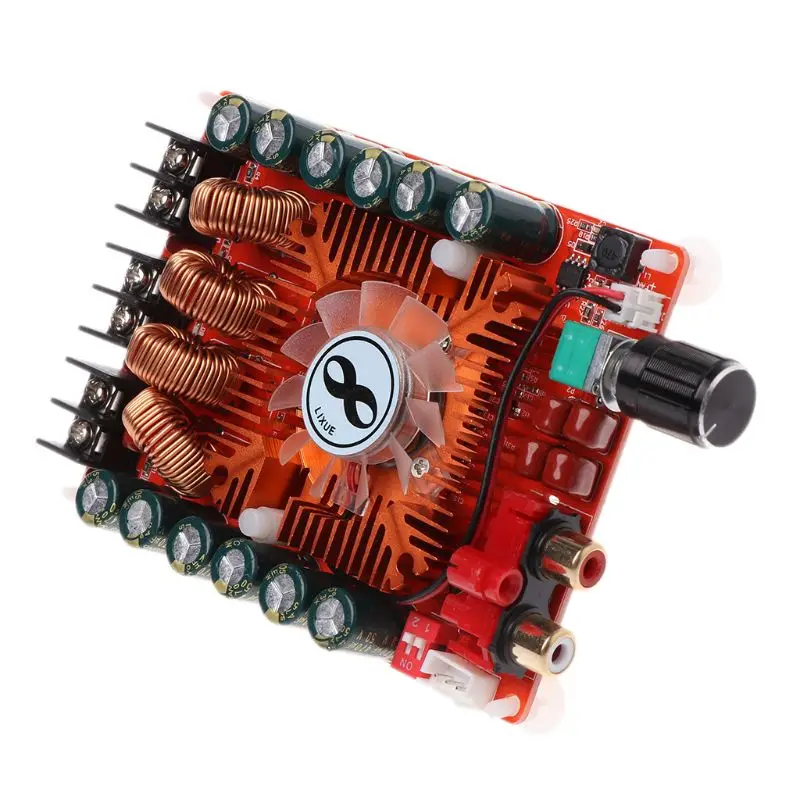 2x160 Вт TDA7498E два канала высокой мощности цифровой аудио усилитель плата модуль для поддержки одного канала