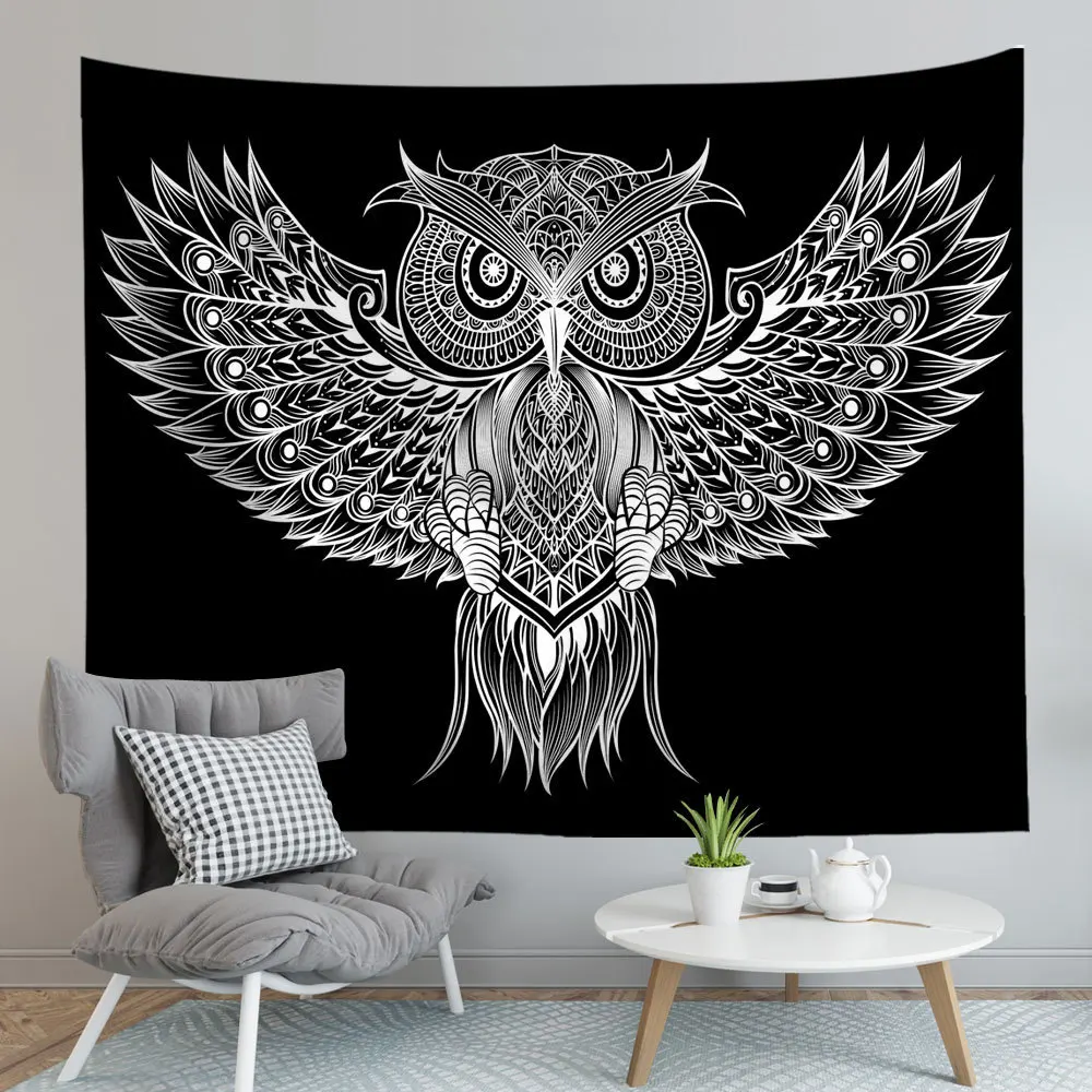 Настенный Гобелен Enipate Золотое Солнце Луна узор плед с рисунком мандалы Бохо