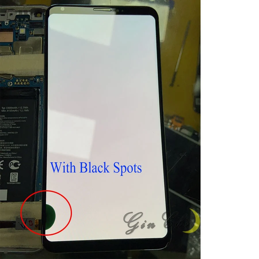 Для LG V30 ЖК-дисплей сенсорный H935 LS998U ЖК-дисплей для LG V35 ЖК-дисплей черный точечный дисплей Мобильный телефон дефектный экран