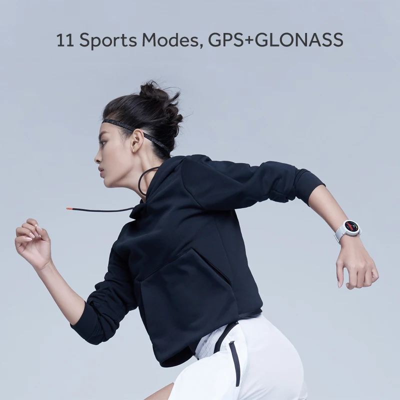 Amazfit Verge Sport Smart Watch 3 GPS waterproof Bluetooth Music Play Call Answer Message Push Hear