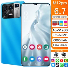 Xiao – Smartphone M12 Pro, Version globale, Qualcomm 888, 16 go, 5G, 6.7 pouces, téléphone portable, 10 cœurs, réseau 4G LTE 