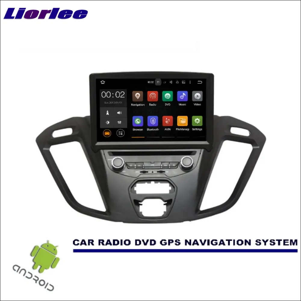 Liorlee Wince/Android Автомобильная Мультимедийная навигация для Ford Tourneo/Transit 2013 2017 CD DVD GPS