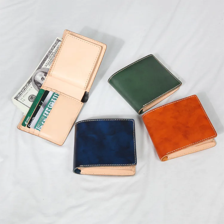 

Vintage Casual Women Real Leather Wallet Short Folder Purse