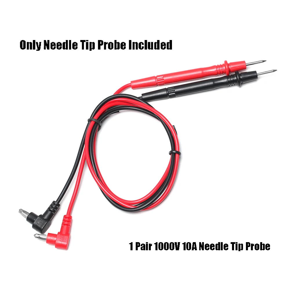 1Pair 1000V 10A Needle Tip Probe for Universal Digital Multimeter Multi Meter Test Leads Pin Wire Pen Cable 72cm Electrical Tool digital multimeter multimeter tester analog multimeter