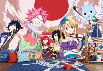 

[Self-Adhesive] 3D Fairy Tail 308223 Japan Anime Wall Paper mural Wall Print Decal Wall Murals