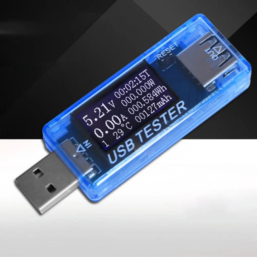KWS-MX17 usb-детектор Вольтметр Амперметр измеритель мощности Измеритель Напряжения тока мобильное зарядное устройство USB