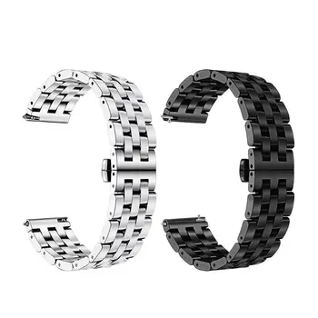 

Metal Butterfly Buckle Watchband Stainless Steel Wrist Strap Replacement for huawei GTR 42MM/47MM Smart Watch