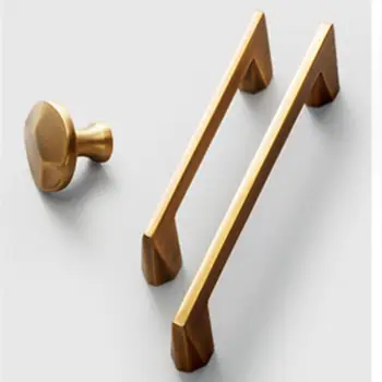 

Cabinet door small handle drawer Nordic wardrobe modern minimalist American door handle light luxury furniture