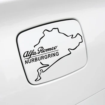 

Car Fuel Tank Cap Stickers Racing Nurburgring Decals For Alfa Romeo Giulia Giulietta 159 156 MITO Stelvio 147 GT Car Accessories