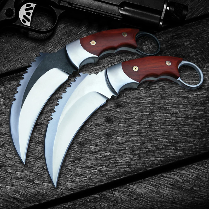 Открытый самообороны Karambit CS GO тактический боевой нож высокого класса DC53 стальной коготь скорпиона нож кемпинг выживания Ножи Охота нож охотничий