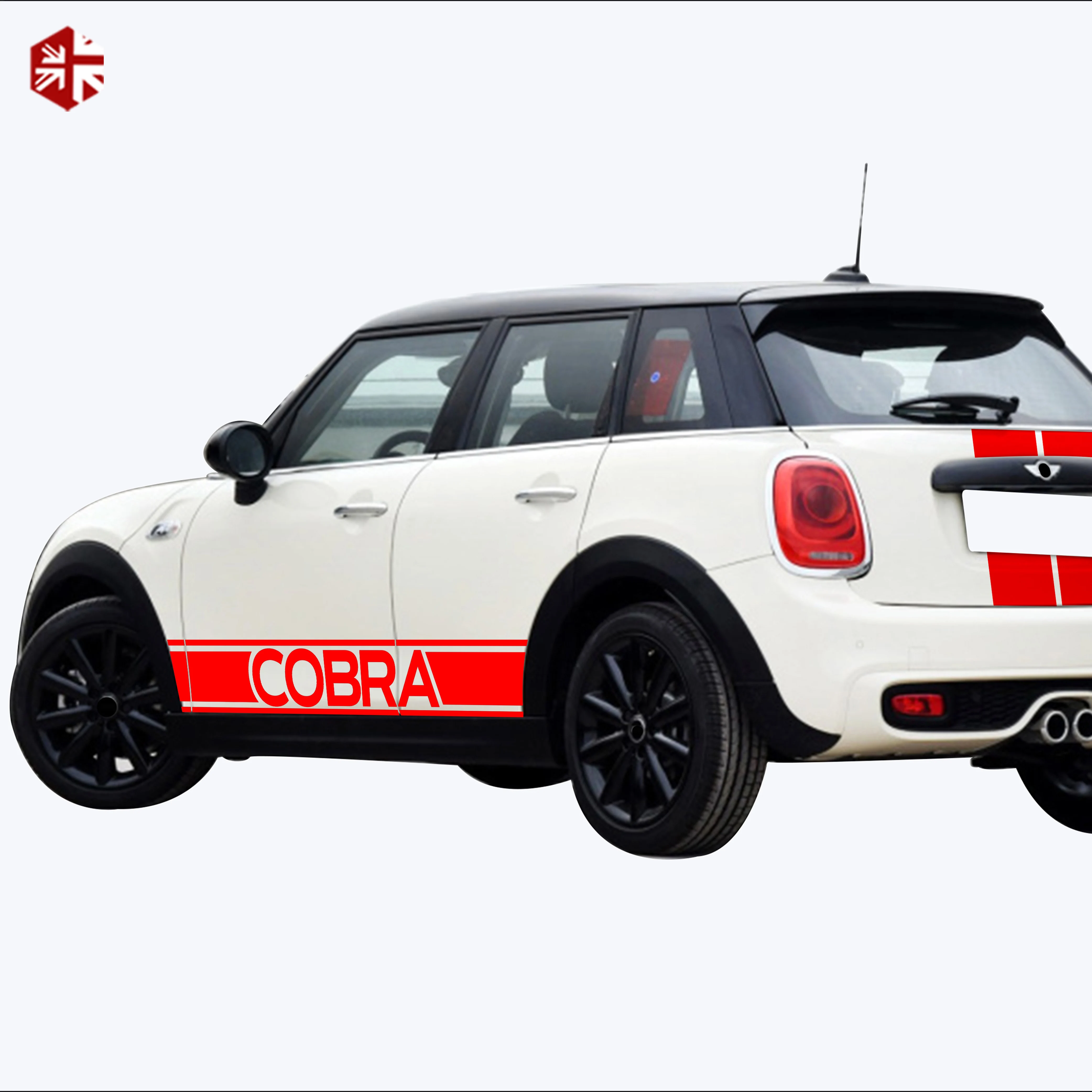 Auto Kapuze Haube Dach Hinten Stamm Motor Abdeckung Seite Streifen  Aufkleber Körper Aufkleber Für MINI Cooper S F55 5-tür JCW One Zubehör