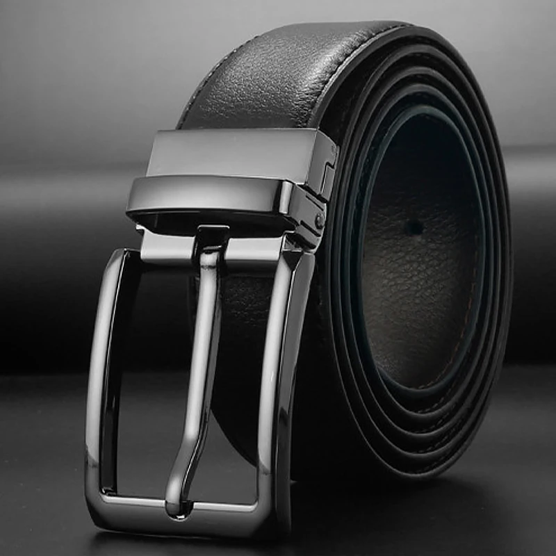 

MVA Man Belt Leather Genuine Fashion Men's Belt Leather Waist Belts For Men Luxury Convert Pin Buckle Belts Male Vintage KK68