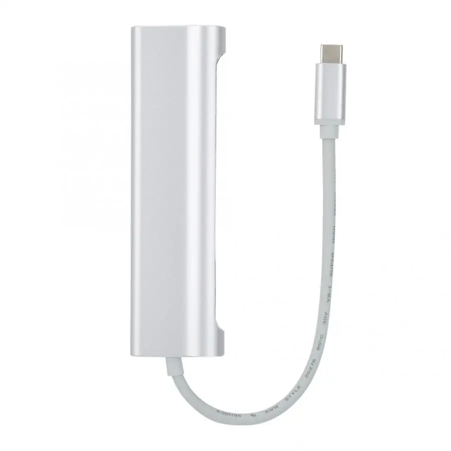 Мульти-Функция 6-в-1 концентратор типа C на HDMI USB/памяти/устройство для считывания с tf-карт Стыковочный модуль-преобразователь станция TYPE C к HDMI док-станция
