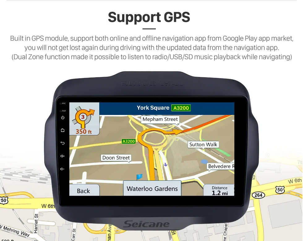 Best Harfey Android 8.1/9.0 Car Multimedia Player 9 Inch 2din Autoradio for 2016 Jeep Renegade Rearview Camera GPS Navigation System 2 Best Harfey Android 8.1/9.0 Car Multimedia Player 9 Inch 2din Autoradio for 2016 Jeep Renegade Rearview Camera GPS Navigation System 2