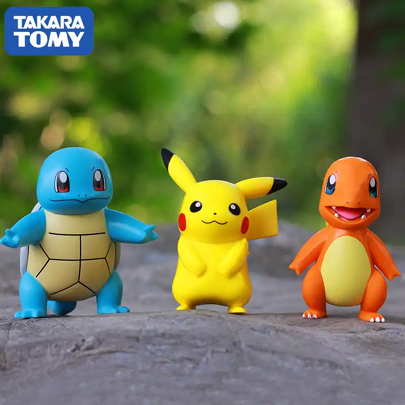 タカラトミーポケモンピカチュウヒトカゲフシギダネアニメフィギュア人形おもちゃの車の装飾創造的誕生日プレゼント Null Aliexpress