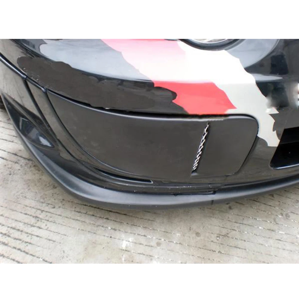 Полиуретановые черные передние противотуманные фары Боковой бампер обшивка фар