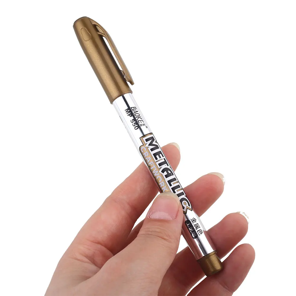 Paint Marker Pen Fine Nib Waterproof Decorations School Student Smooth Art Supplies Office Stationery Calligraphy Creative