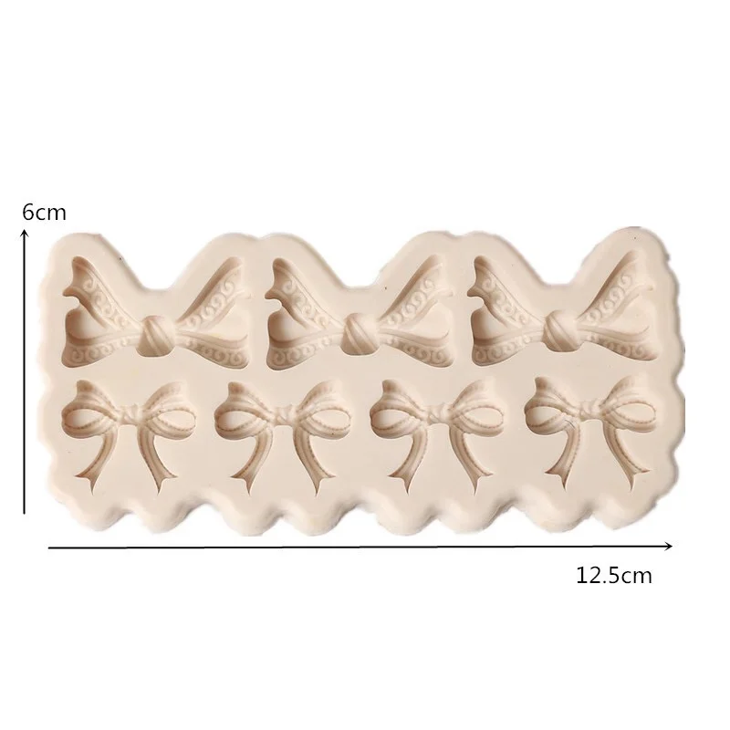 Sugarcraft бант-узел силиконовая форма помадка торт кекс украшения инструменты глины Конфета из смолы плесень
