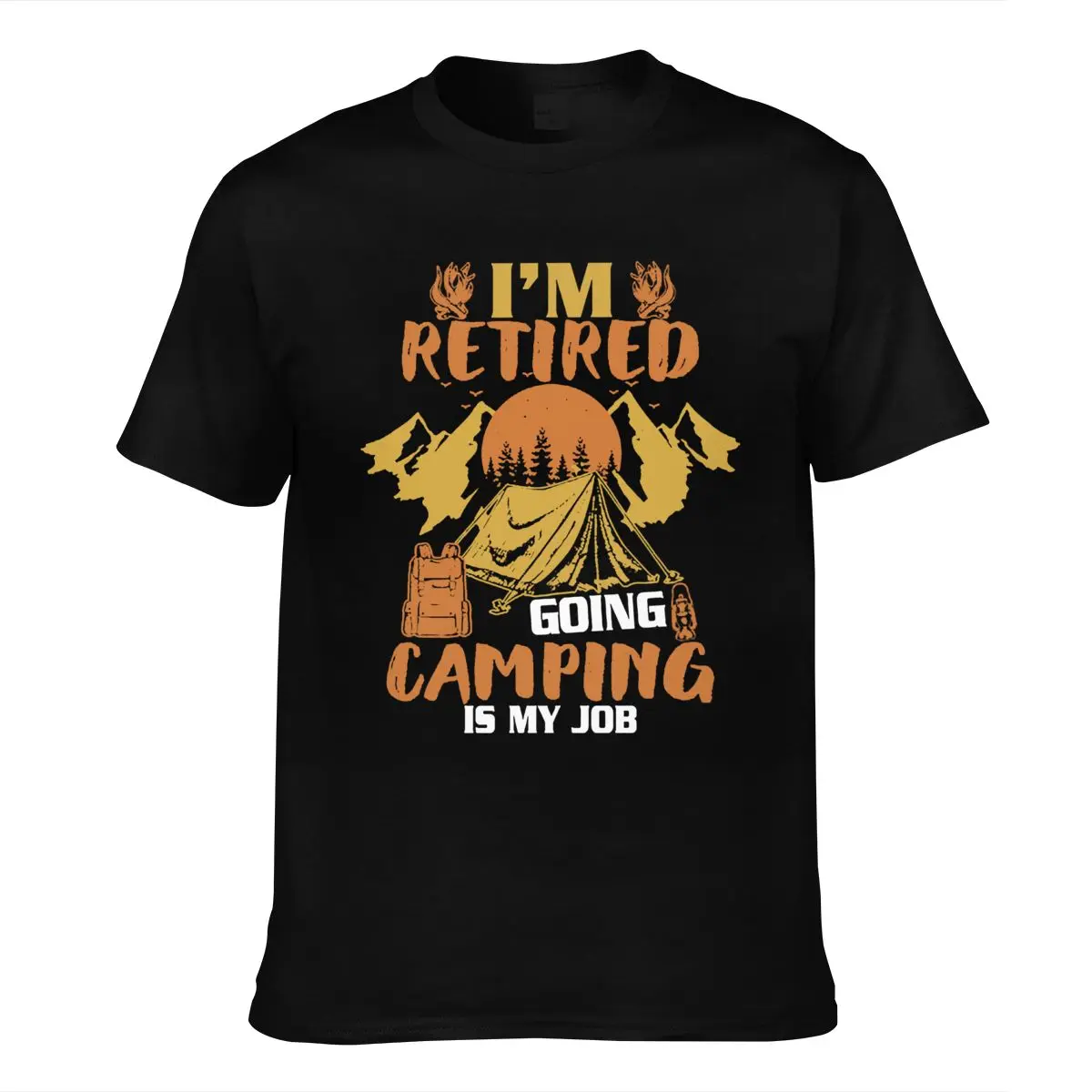 

Men T Shirt Camping Drink Beer Kinda Girl Shirt Women T-Shirt