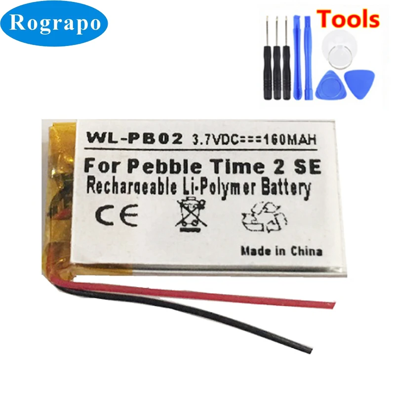 Pebble Time Steel Battery Replacement Pebble Se 160mAh