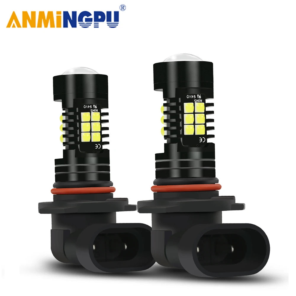 ANMINGPU 2 шт. HB3 9005 светодиодные противотуманные фары HB4 9006 H7 H11 H8 H9 Canbus H16 PSX24W PSX26W P13W