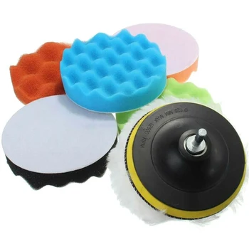 

Diameter 100mm Polishing Pads set Woolen Buffer Adhesive Backer Pad Regular