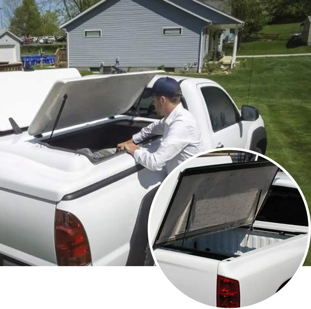 

17.10inch/434mm Force 80lb/356N Pickup Truck Cap Tool Box Utility Box Lid Topper Camper Shell Gas Struts Lift Support Dampers