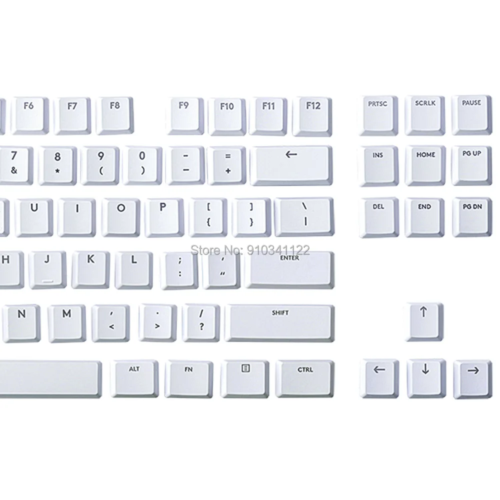 Replacement GL Tactile Switch keycaps USA layout White G915 TKL