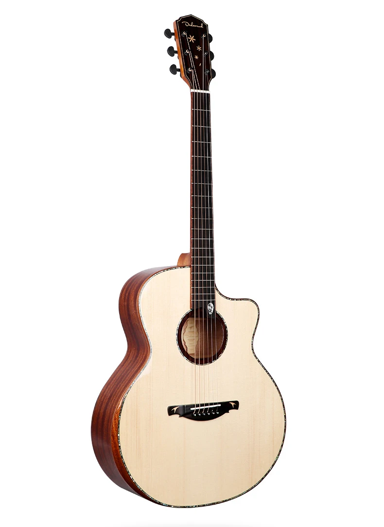 Dadarwood DW-LH610CS твердая верхняя Акустическая гитара, акустическая электрогитара, гитара ra acustica