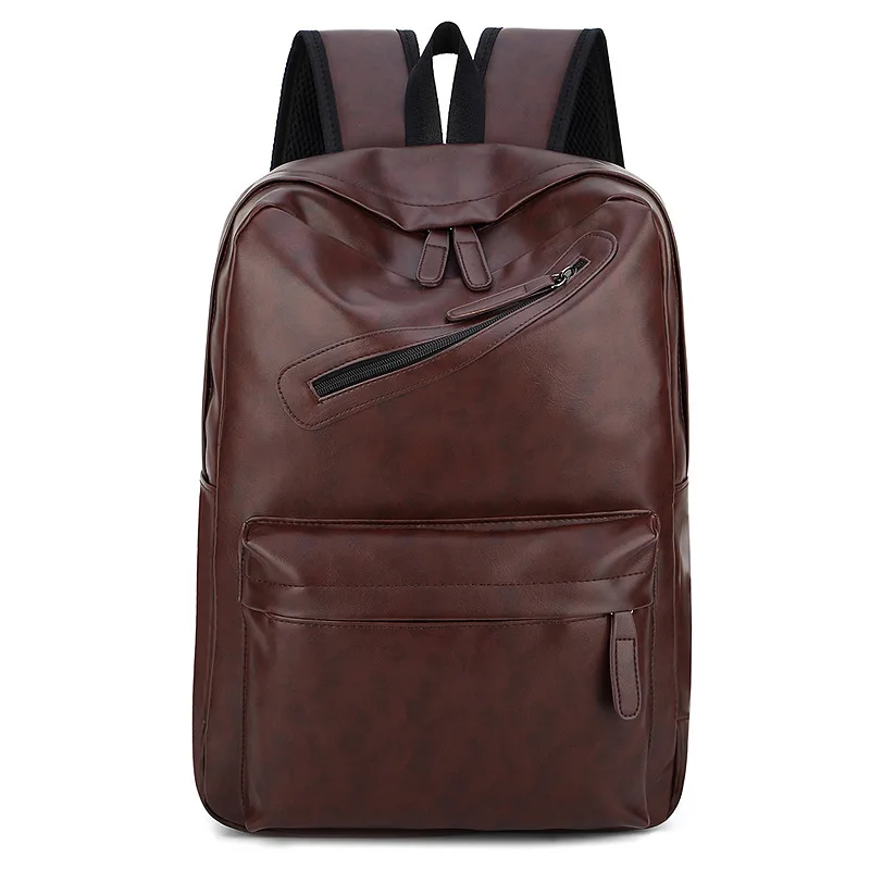 

Korean version shoulder bag men's PU fashion travel bag, schoolbag leisure men's Bag Fashion Computer Backpack