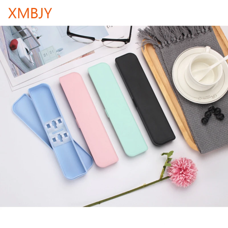 Portable Travel Tableware Set Stainless Steel Dinnerware Box Kitchen Fork Spoon Dinner Set For Kid School Cutlery