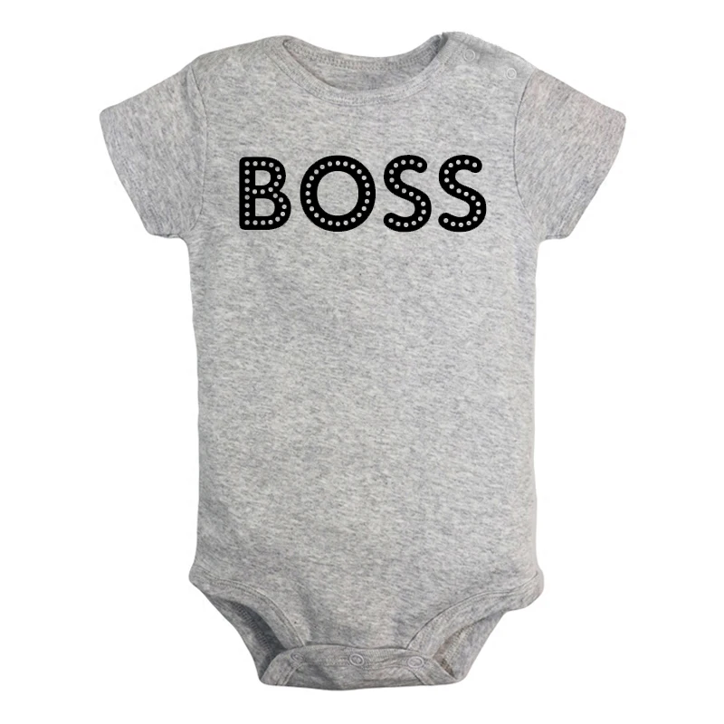 Одежда для новорожденных мальчиков и девочек с надписью «Mini Boss», «Ctrl»+ «c», «Boss» комбинезон с короткими рукавами, костюм Рождественский подарок, хлопок