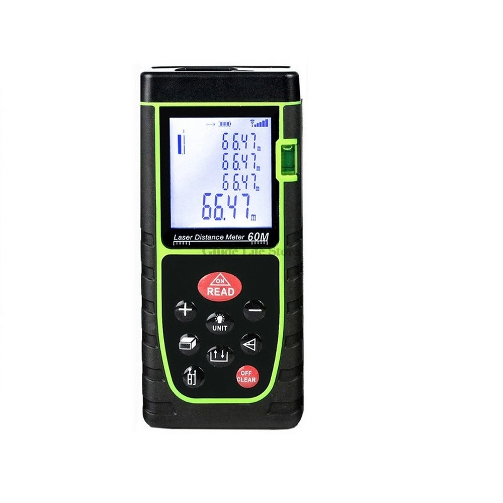 Laser Distance Meter Laser Range Finder Rangefinder Metro Digital Laser Tape Measure Ruler Roulette tool 40M 60M 80M 100M