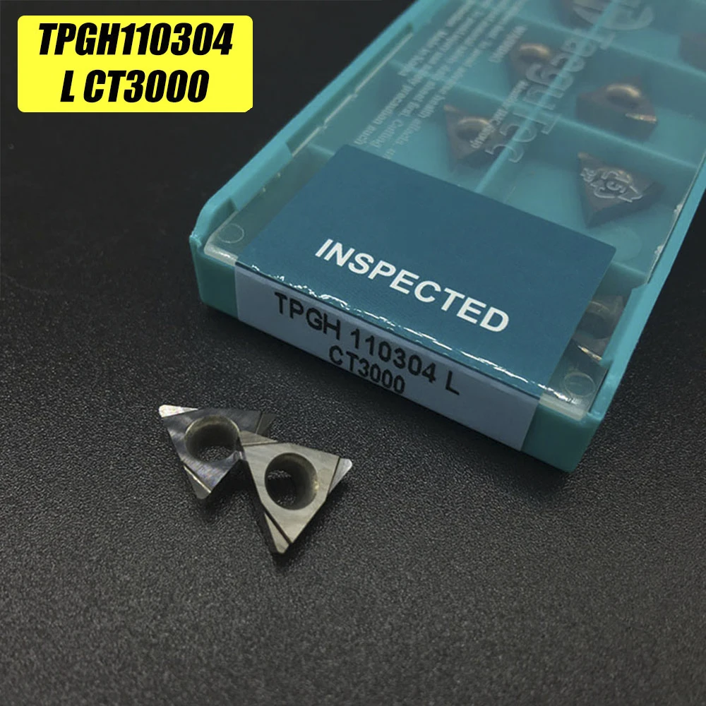 

10PCS TPGH110304 L CT3000 Internal Turning Tools Cermet Grade Carbide insert Lathe cutter Tool Tokarnyy turning insert