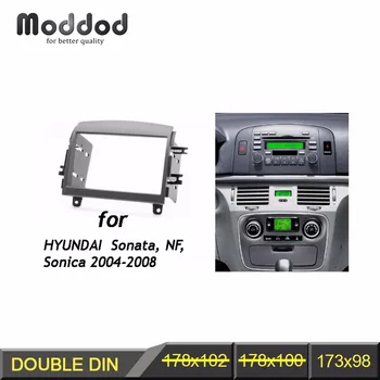 

Double Din Radio Fascia for HYUNDAI Sonata NF Sonica CD DVD Audio Dash Mount Trim Refitting Kit Face Surround Frame Bezel