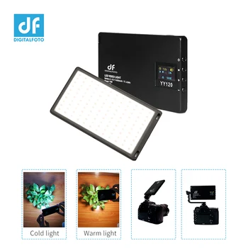 

10W Bi-Color LED Video Light for Vlogging Video Wedding Product Photography Ultra Thin Dimmable Panel Light 3300K-5600K CRI 95+