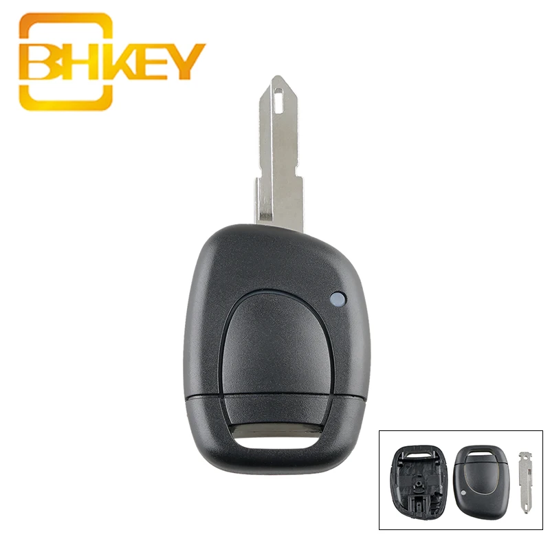 Чехол для ключа BHKEY Renault 1 кнопочный чехол пульта дистанционного управления Twingo Clio
