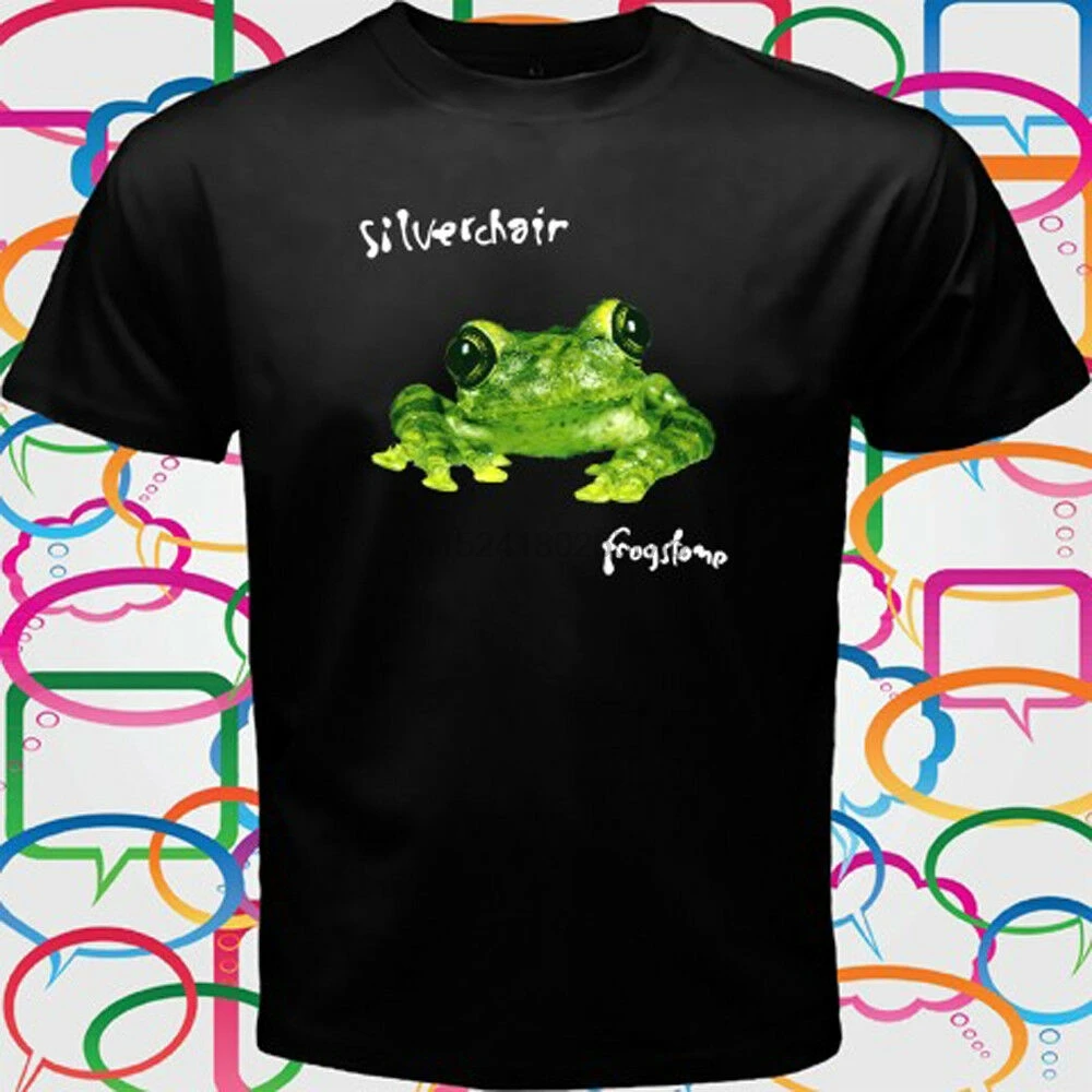 Silverchair Frogstomp Альтернативная рок группа Мужская Черная Футболка размер S до 3XL| |