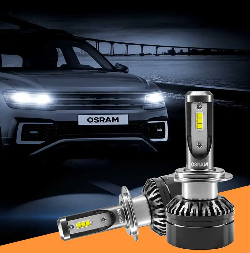 OSRAM H11 Светодиодный противотуманный светильник Холодный белый автомобильные передние фары Энергосберегающая лампа 6000K 12V 19W