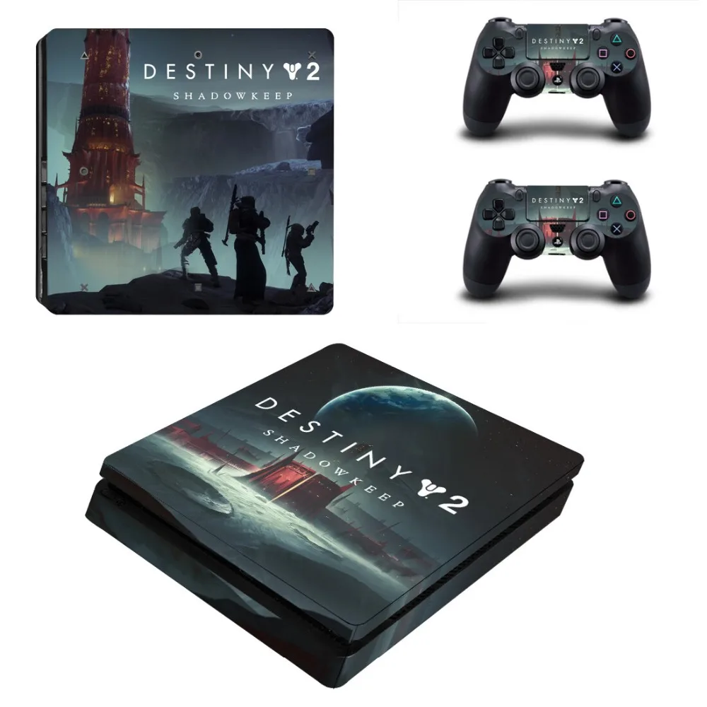 Destiny 2 Shadowkeep PS4 тонкая наклейка для sony playstation 4 консоль и контроллер PS4 Slim Skins наклейка s винил