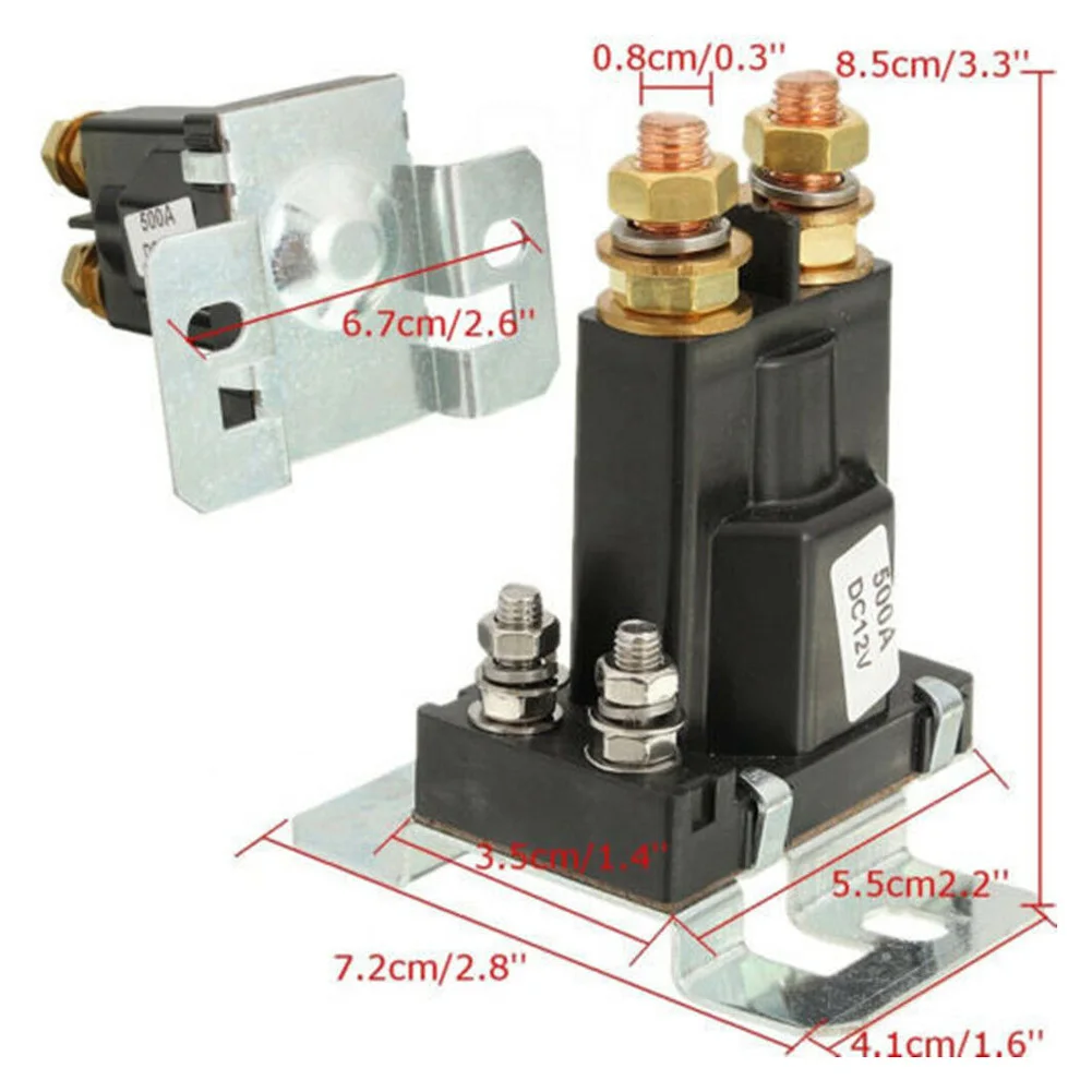 4 Pin 12V AMP 500A стартер Профессиональный Двойной аккумулятор автомобильный изолятор аксессуары Легкая установка Замена Выключатель питания вкл. Выкл. Реле