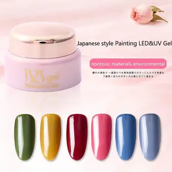 

TSZS 6pcs/lot UV Gel Nail Art Tips Design Manicure 48 Color UV LED Soak Off DIY Paint Gel Ink UV Gel Nail Polish Lacquer
