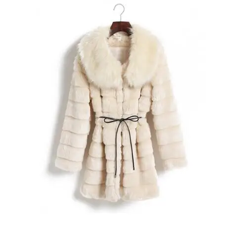 Пушистая зимняя женская куртка из искусственного меха manteau femme hiver меховое пальто пушистое пальто Плюс Размер Теплый искуственный мех верхняя одежда Z131
