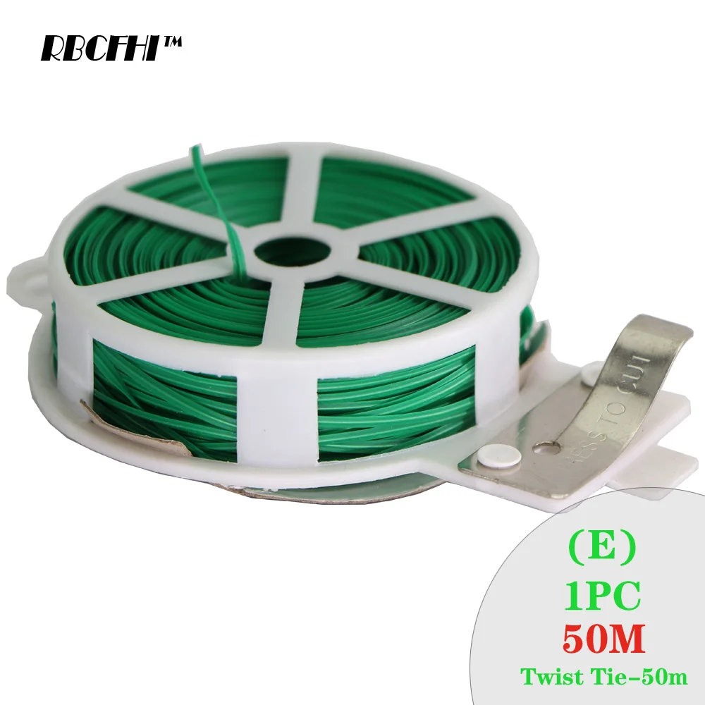 Sourcing Map 30m 98" 98pieds Attache Plante Tambour Vert Tiroir Tie-Line