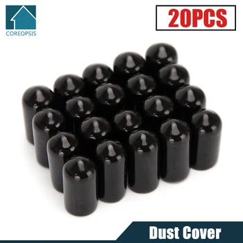 

Durable Soft Rubber Protective Cover Dust-Proof Cap for High Pressure Quick Couplers Fittings Male Plug Sockets Black 20pcs/pack
