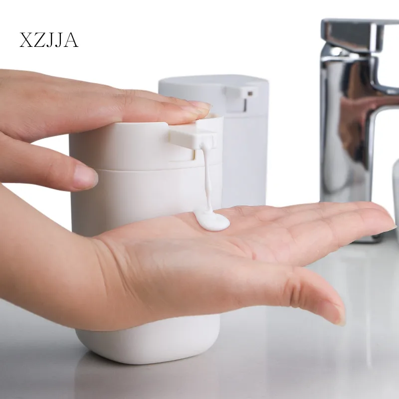 

XZJJA 350ml Press Type Soap Dispenser Pump Cosmetics Bottles Bathroom Hand Sanitizer Shampoo Shower Gel Liquid Dispenser