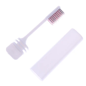 

1pc Travel Hiking Camping Portable Folding Toothbrush Outdoor Oral Hygiene Creative Design Compact Toothbrush Cleaning Oral Care