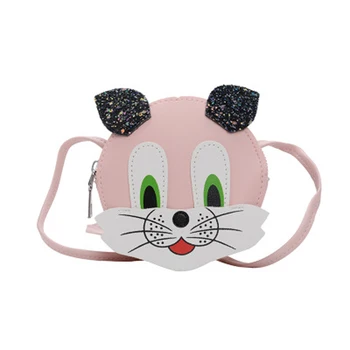 

Cute Kids Girls PU Leather Mini Small Cat Crossbody Shoulder Bag Messenger Purse Handbag for Girls Baby Kids Accessories