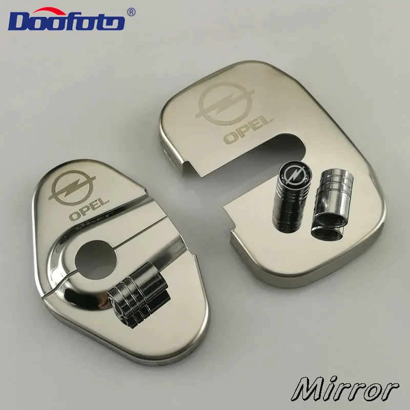 Doofoto 4x крышка дверного замка автомобиля для Opel Astra j Insignia Astra g Corsa Zafira b Mokka Vivaro Meriva аксессуары защитный чехол