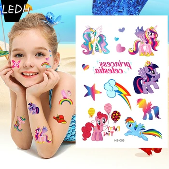 

Tattoo Set Face Temporary Child Tattoo Sticker Body For Kids Cute Tattoo Children Tattoos Unicorn Stickers Tatouage Enfant Tatoo